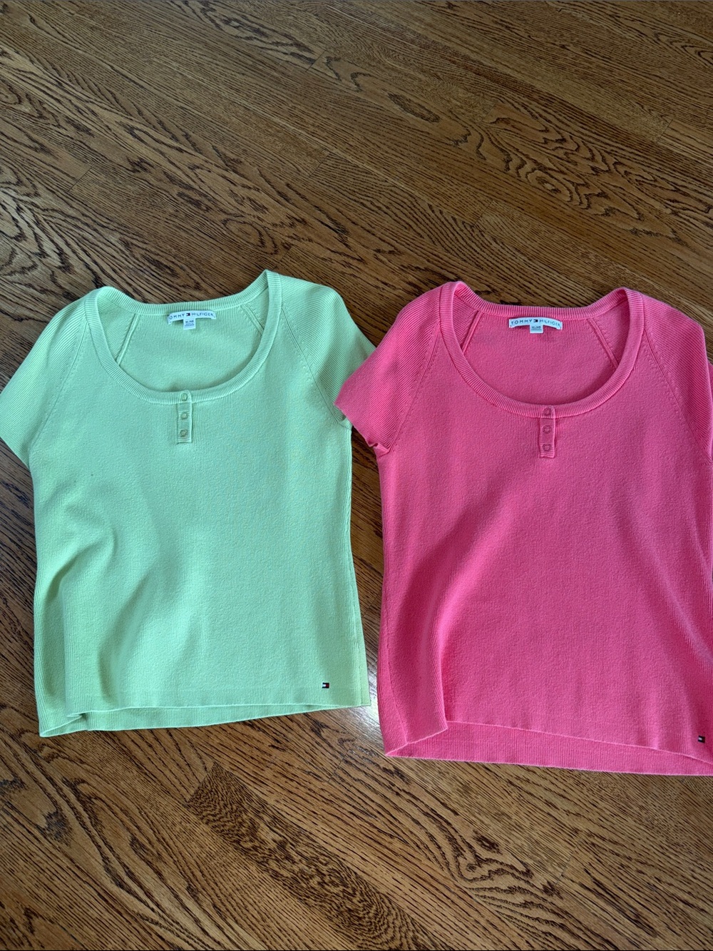 Tommy Hilfiger XL TOPS SET OF TWO line and coral